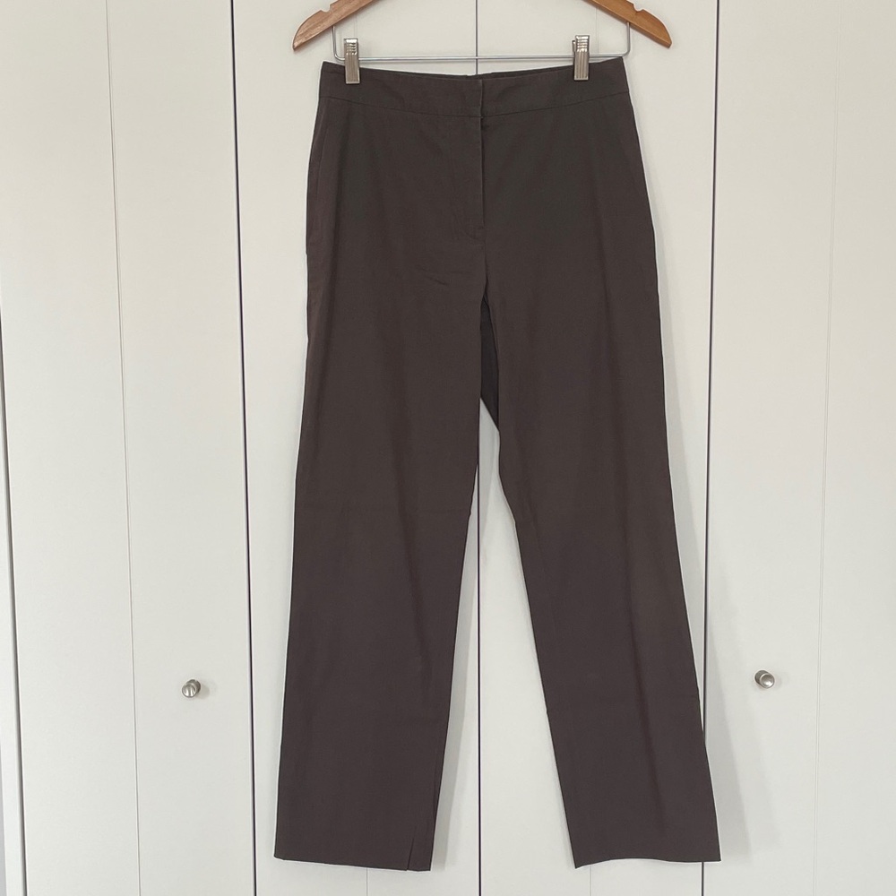 Jil Sander Taupe Wide Leg Pants